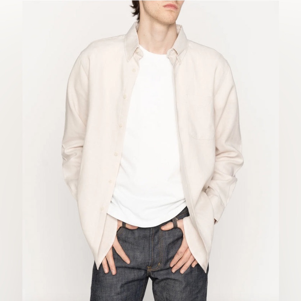 Naked & Famous Easy Shirt - French Linen Fine Canvas
